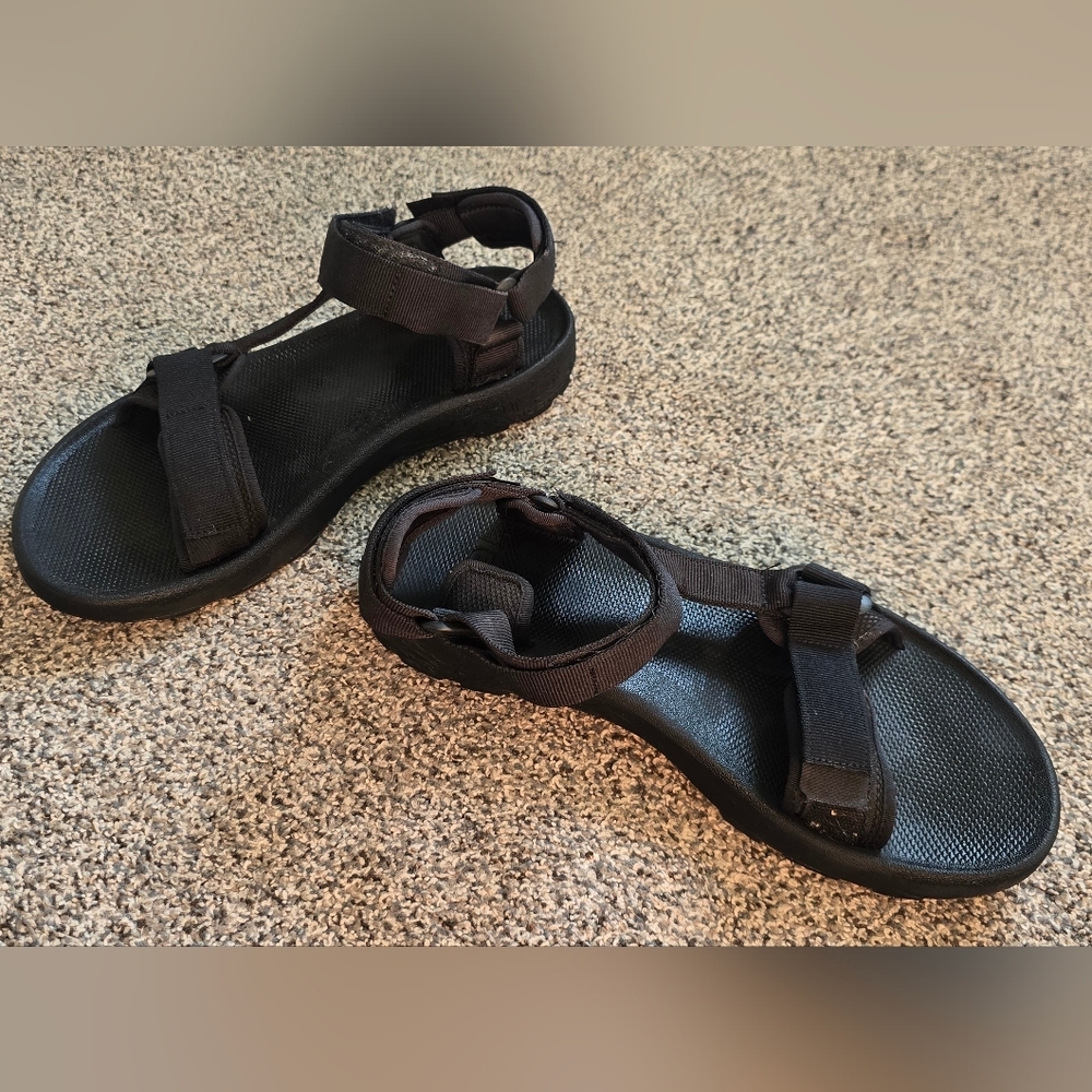 Teva M Hydratrek Black Men Trail Water Strap Sandal 1150510-BLK Size 10 - Picture 5 of 12